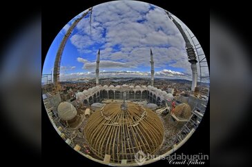 Çamlıca Camii'nde artık sona doğru