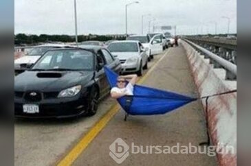 Trafikte şaşırtan anlar