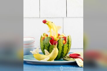 Değişik meyve sunumları