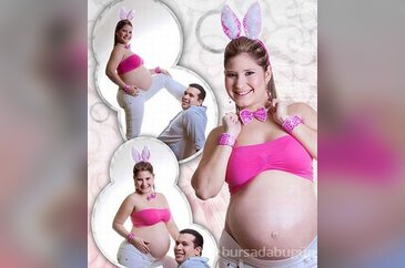 En garip gebelik fotoğrafları 