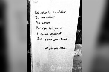 Şiir sokakta fırtınası