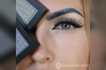 Pırıltılı kaş trendinden 18 örnek