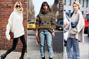 Trend: Oversized balıkçı yaka kazak
