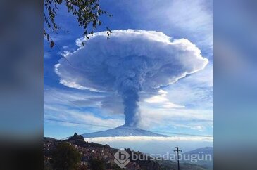 Sessizliğini bozan Etna'dan eşsiz görüntüler