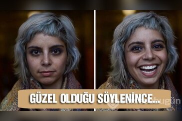 İnsanlara güzel oldukları söylenince...