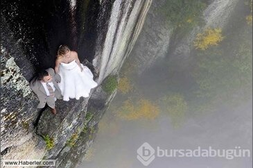 Uçurumun kenarında çekilen inanılmaz fotoğraflar