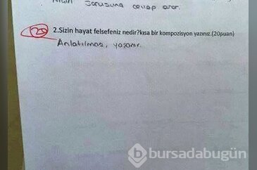 Sınav sorularına değişik cevap veren 16 öğrenci