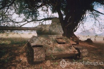 Doğa tarafından yutulan tanklar