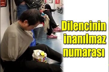 Dilencinin inanılmaz numarası