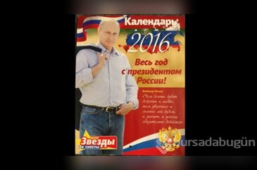 Vladimir Putin 2016 takvimi yayınlandı