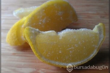 Dondurulmuş limonun şaşırtıcı yararları