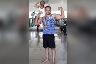 Dünyanın en küçük vücut geliştiricisi