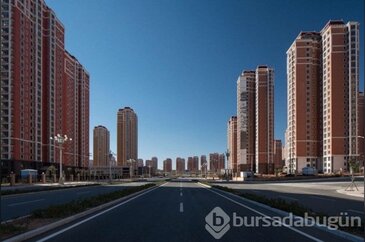 Çin'in modern hayalet şehiri Ordos	