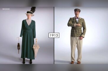 Modanın 100 yılda adım adım değişimini gösteren 13 görsel