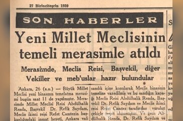 TBMM'NİN en eski hali	