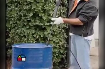 Varilden barbekü yaptı