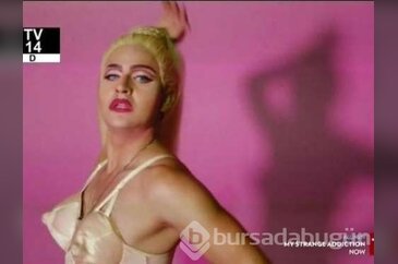 Madonna'ya benzemek için bunları yaptı!
