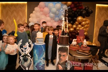 Bursa'da Emir'in renkli doğum günü partisi