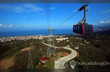 Karadeniz'in en uzun teleferiğinde doğaya yolculuk