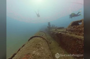 Çanakkale Savaşları'nda batan HMT Lund ve HMS Louis gemilerine dalı...