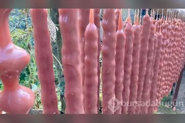 Arhavi'de kadınlar imece usulü köme pestil yapımına başladı