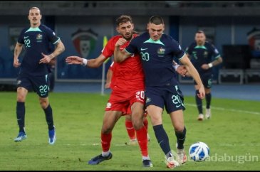 Filistin-Avustralya maçına tribünler damga vurdu
