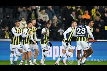 Kadıköy'de Fenerbahçe'den gol yağmuru
