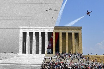 Başkentin 102. yıldönümü! Fotoğraflarla canlandırıldı...