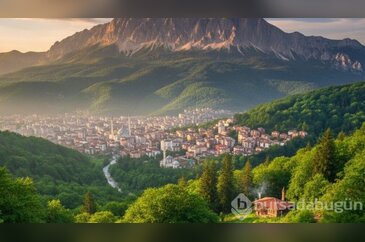 Bursa'da doğanın, şehrin ve yapay zeka destekli görselleşmenin eşsi...