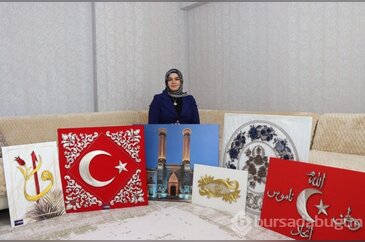 Filografiyle erhamın birleştiği tablolar göz kamaştırıyor