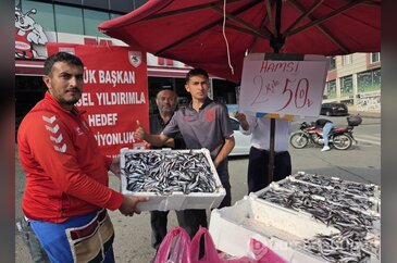 Fanatiklik sınır tanımadı: Hamsiyi 25 TL'den satmaya başladı