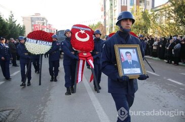 Bursalı şehit Serdar Uslu'nun cenazesinden yürek burkan fotoğraflar!