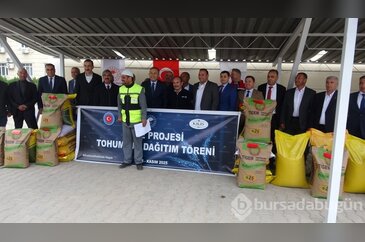 Kilis'te 737 ton sertifikalı tohum dağıtıldı