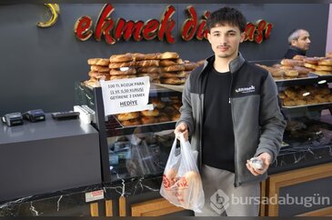 Yüz lira bozuk para getirene iki ekmek hediye 