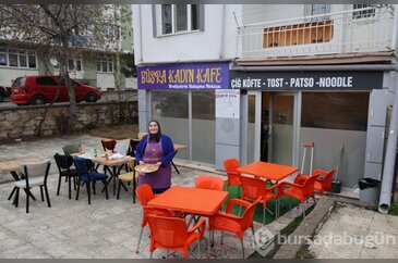 Ev günlerinden esinlenerek kadın kafeyi kurdu