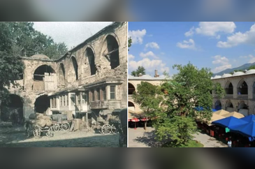 Aynı cadde, aynı meydan... Ama Bursa bambaşka görünüyordu