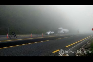Bolu Dağı'nda sis etkili oldu
