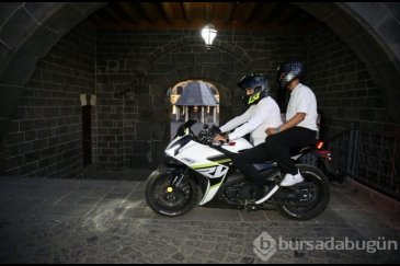 İmamlık görevinin yanında motosiklet tutkusu...