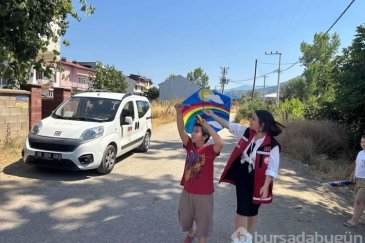 Uçurtma can yaksada, kaymakam sevindirdi