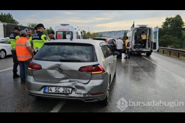 TEM Otoyolu'nda zincirleme kaza!