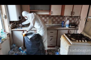 Evden 550 kilo plastik şişe çıktı