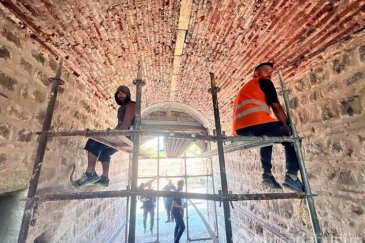 Edirne'de 6 asırlık handaki restorasyon eylü...