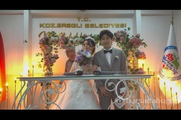Zonguldak'a Güney Koreli damat