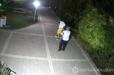 Oğluyla kavga eden çocuğu darbetti; o anlar ...