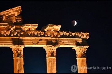 Türkiye'den kanlı ay tutulması manzaraları