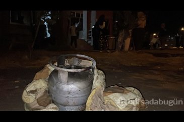 Karaman'da alev topuna dönen piknik tüpü kor...