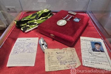 Şehitlerin hüzünlendiren hatıraları sergide ...