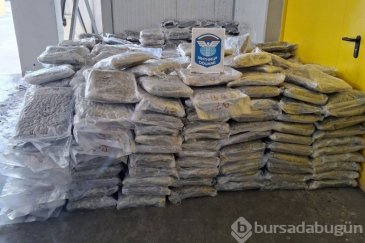 Sınır kapısında 739 kilo esrar ele geçirildi