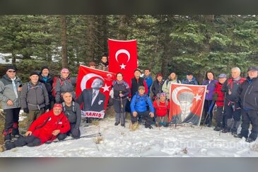 Sınır Tanımayan Dağcılar'dan Kış Parkuru