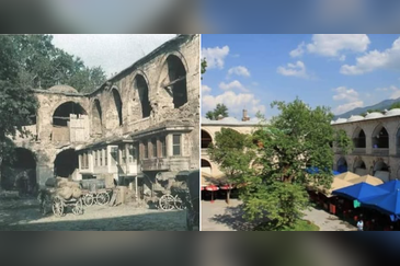 Aynı cadde, aynı meydan... Ama Bursa bambaşk...